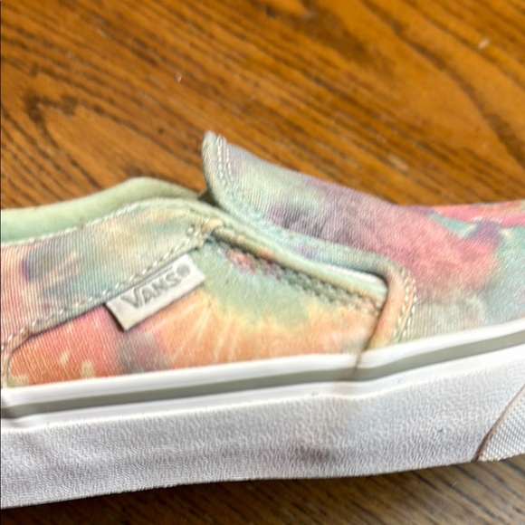 Vans Multicolor Tie-Dye Slip-On Sneakers - Picture 8 of 9